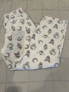Forever 21-Hello Kitty White Pajama Pants